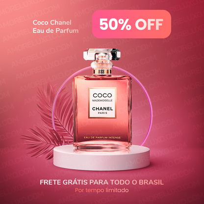 Coco Chanel Mademoiselle (100ml) - FRETE GRÁTIS + 50% OFF [QUEIMA DE ESTOQUE]